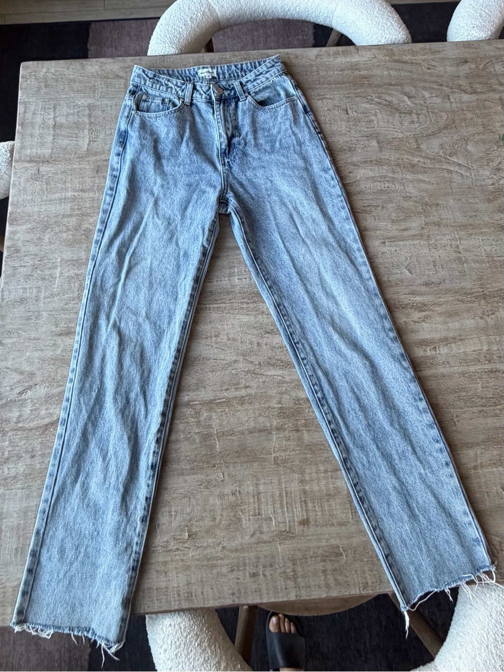 Superdown Light Wash Straight Leg Women's Jeans